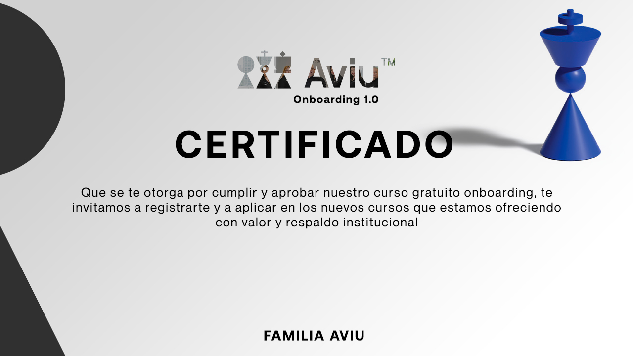 CERTIFICATE AVIU